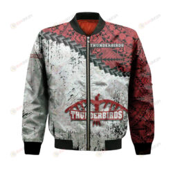 Algoma Thunderbirds Bomber Jacket 3D Printed Grunge Polynesian Tattoo