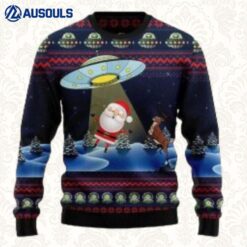 Alien Don'T Catch Santa Ugly Sweaters For Men Women Unisex