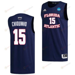 Alijah Martin 15 FAU Owls 2023 March Madness Basketball Men Jersey- Navy