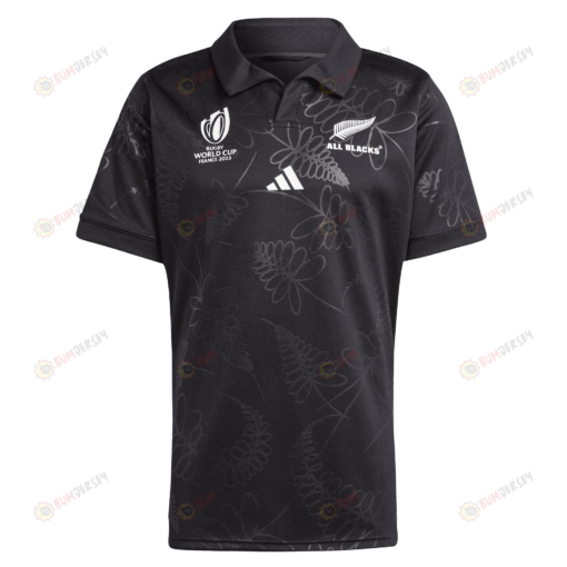 All Blacks Rugby World Cup 2023 Home Jersey - Men Black