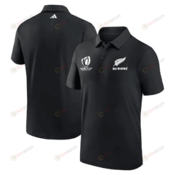 All Blacks Rugby World Cup 2023 Polo Shirt - Black