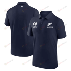 All Blacks Rugby World Cup 2023 Polo Shirt - Navy