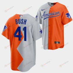 All-Star Futures Game 2022-23 Los Angeles Angels Ky Bush 41 Gray Orange Jersey