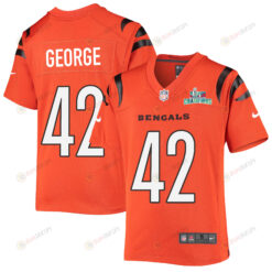 Allan George 42 Cincinnati Bengals Super Bowl LVII Champions Youth Alternate Game Jersey - Black