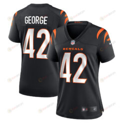 Allan George 42 Cincinnati Bengals Women's Game Jersey - Black