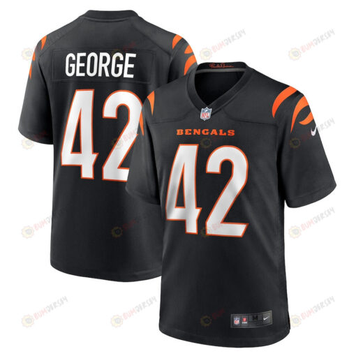 Allan George Cincinnati Bengals Game Player Jersey - Black