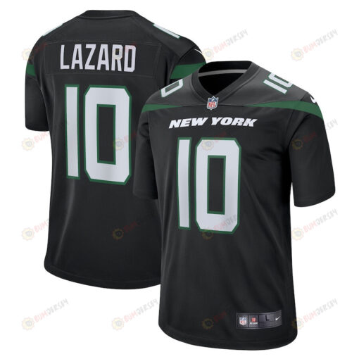 Allen Lazard 10 New York Jets Alternate Game Men Jersey - Stealth Black