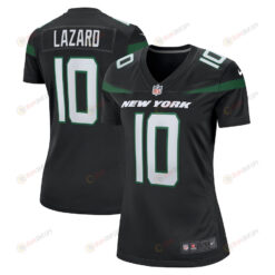 Allen Lazard 10 New York Jets Women's Alternate Game Jersey - Stealth Black