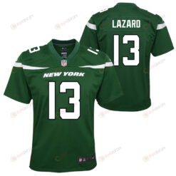 Allen Lazard 13 New York Jets Youth Jersey - Gotham Green