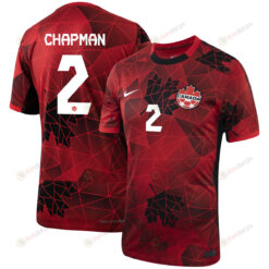 Allysha Chapman 2 Canada Women's National Team 2023-24 World Cup Home Men Jersey