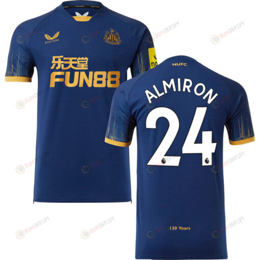 Almiron 24 Newcastle United FC Men 2022/23 Away Jersey - Navy