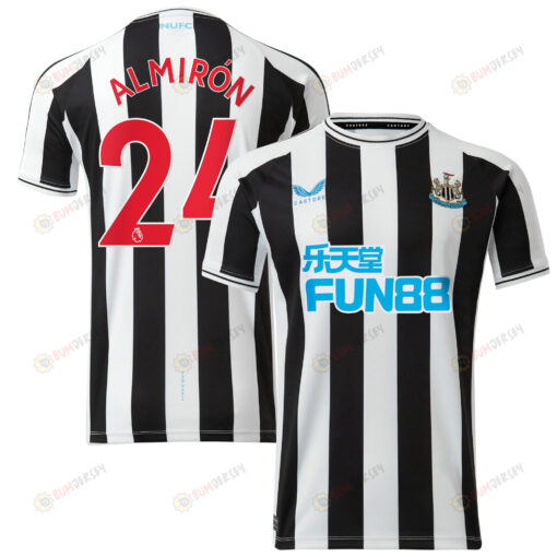 Almiron 24 Newcastle United Men 2022/23 Home Jersey - Black White