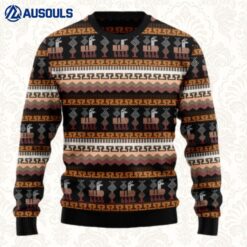 Alpaca Pattern Ugly Sweaters For Men Women Unisex