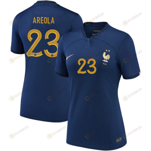 Alphonse Areola 23 France National Team 2022-23 Qatar World Cup - Home Women Jersey