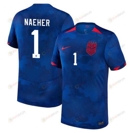 Alyssa Naeher 1 USA Women's National Team 2023-24 World Cup Away Men Jersey