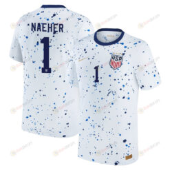 Alyssa Naeher 1 USA Women's National Team 2023-24 World Cup Home Men Jersey