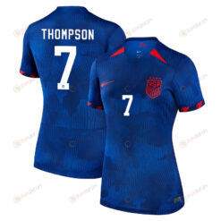 Alyssa Thompson 7 USA Women's National Team 2023-24 World Cup Away Women Jersey