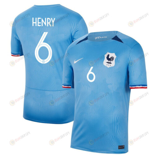 Amandine Henry 6 France Women's National Team 2023-24 Home Men Jersey