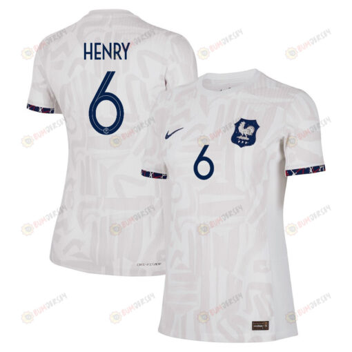 Amandine Henry 6 France Women's National Team 2023-24 World Cup Away Women Jersey