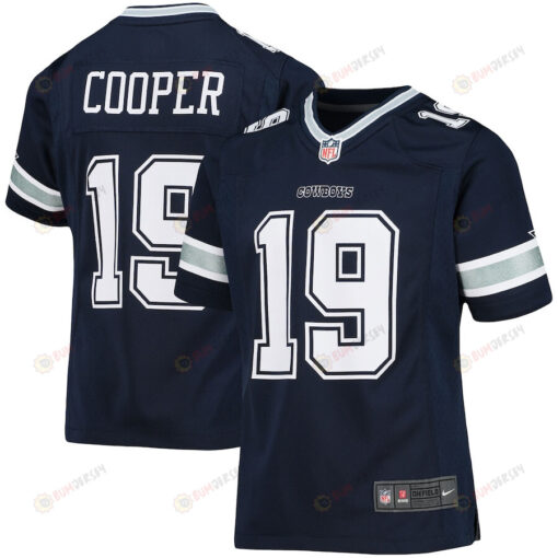 Amari Cooper 19 Dallas Cowboys Girls Youth Jersey - Navy