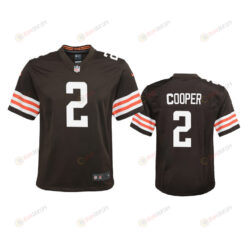 Amari Cooper 2 Cleveland Browns Youth Jersey - Brown Jersey