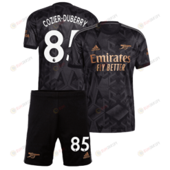 Amario Cozier-Duberry 85 Arsenal Away Kit 2022 - 2023 Men Jersey - Black