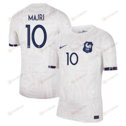 Amel Majri 10 France Women's National Team 2023-24 Away Men Jersey