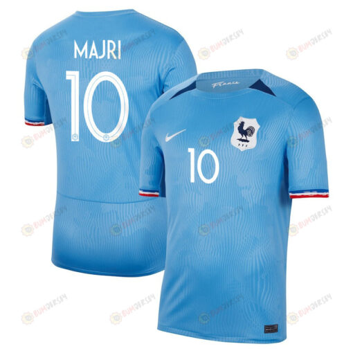 Amel Majri 10 France Women's National Team 2023-24 Home Men Jersey