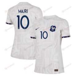 Amel Majri 10 France Women's National Team 2023-24 World Cup Away Women Jersey