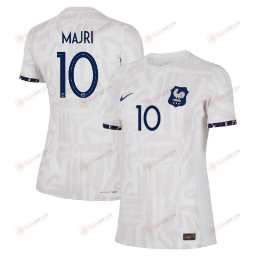 Amel Majri 10 France Women's National Team 2023-24 World Cup Away Women Jersey