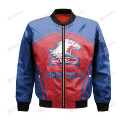 American Eagles Bomber Jacket 3D Printed Curve Style Sport