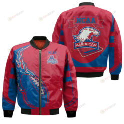 American Eagles Bomber Jacket 3D Printed - Fire Football