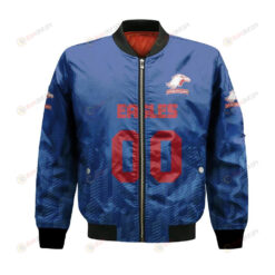 American Eagles Bomber Jacket 3D Printed Team Logo Custom Text And Number