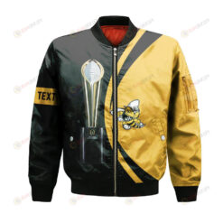 American International Yellow Jackets Bomber Jacket 3D Printed 2022 National Champions Legendary