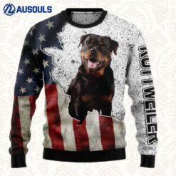 American Rottweiler Ugly Sweaters For Men Women Unisex