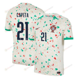 Ana Capeta 21 Portugal Women's National Team 2023-24 World Cup Away Men Jersey