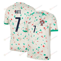 Ana Rute 7 Portugal Women's National Team 2023-24 World Cup Away Men Jersey