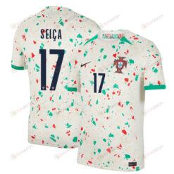 Ana Sei?a 17 Portugal Women's National Team 2023-24 World Cup Away Men Jersey