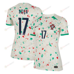 Ana Sei?a 17 Portugal Women's National Team 2023-24 World Cup Away Women Jersey