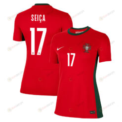 Ana Sei?a 17 Portugal Women's National Team 2023-24 World Cup Home Women Jersey