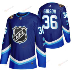 Anaheim Ducks John Gibson 2022 All-Star Blue 36 Jersey Western