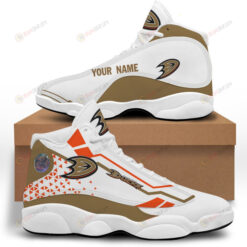 Anaheim Ducks Logo Pattern Air Jordan 13 Shoes Sneakers