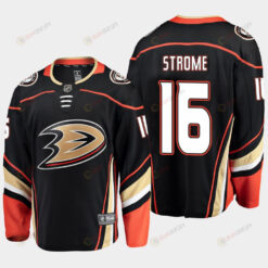 Anaheim Ducks Ryan Strome 16 Alternate Black Jersey Breakaway Player