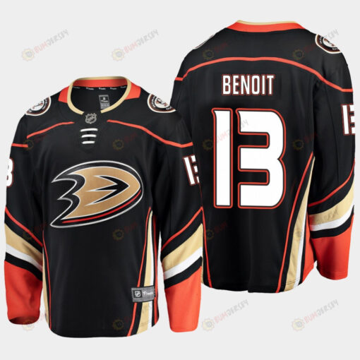 Anaheim Ducks Simon Benoit 13 Alternate Black Jersey Breakaway Player