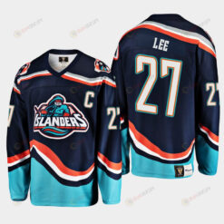 Anders Lee 27 New York Islanders Navy Reverse Retro 2.0 Jersey 2022-23