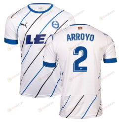 Anderson Arroyo 2 Deportivo Alav?s 2022-23 Away Jersey - White