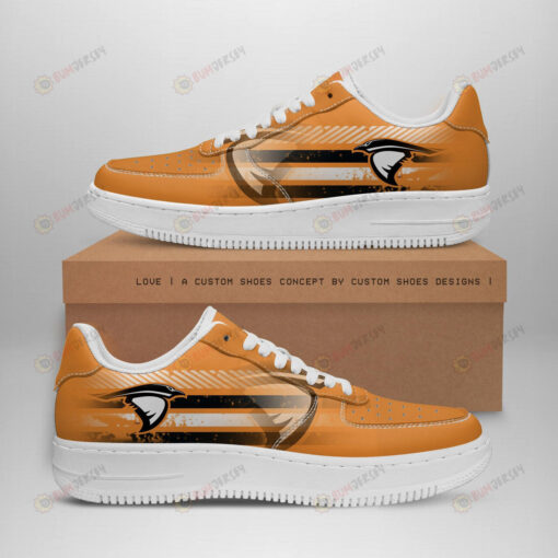 Anderson Ravens Logo Pattern Air Force 1 Printed In Orange