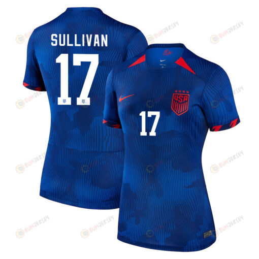 Andi Sullivan 17 USA Women's National Team 2023-24 World Cup Away Women Jersey