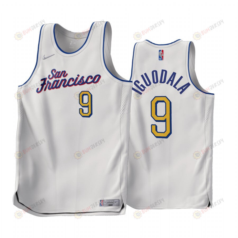 Andre Iguodala 2022-23 Golden State Warriors White 9 Earned Edition Jersey