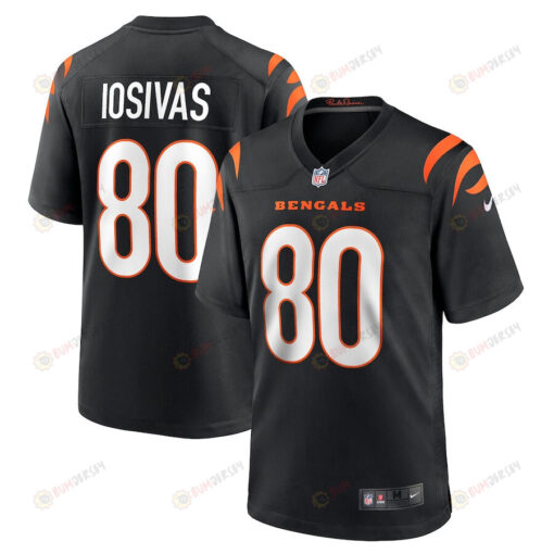 Andrei Iosivas 80 Cincinnati Bengals Men's Team Game Jersey - Black